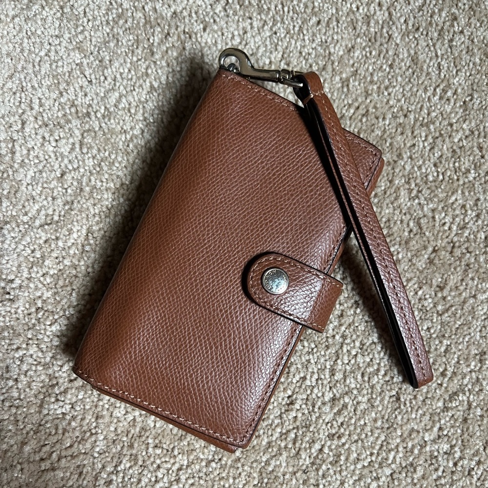 Coach Phone Case Wristlet